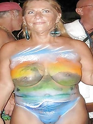 GILFs bodypainting and carnaval 2