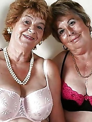 Skillful aged grandmama gets their pussy fucked