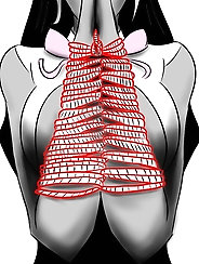 Three well-endowed elderly women and an older man